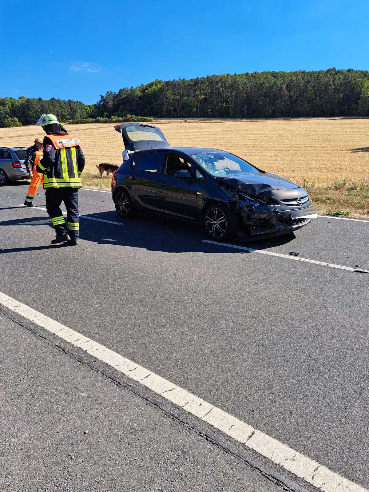 Verkehrsunfall am Leinacher Berg 02.09.2022